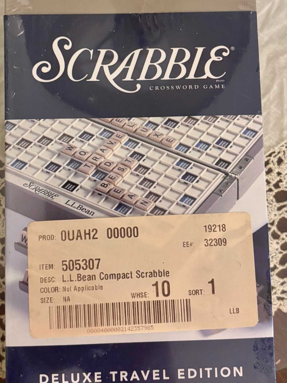 L.L. Bean, NWT Deluxe Travel Edition Compact Scrabble Game
